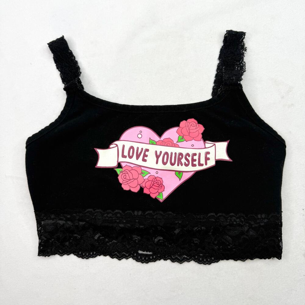 Hot Topic Midnight Hour Love Yourself Bra XS